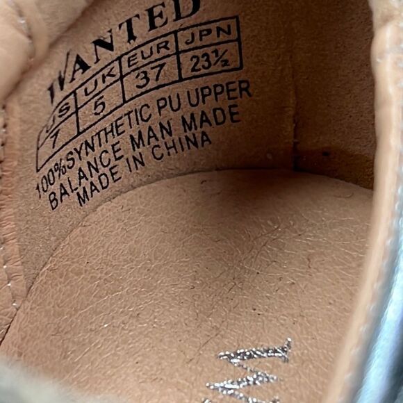 Women's Platform Slip On Glitter Sneaker “Wanted” the brand is Wanted - Picture 3 of 9
